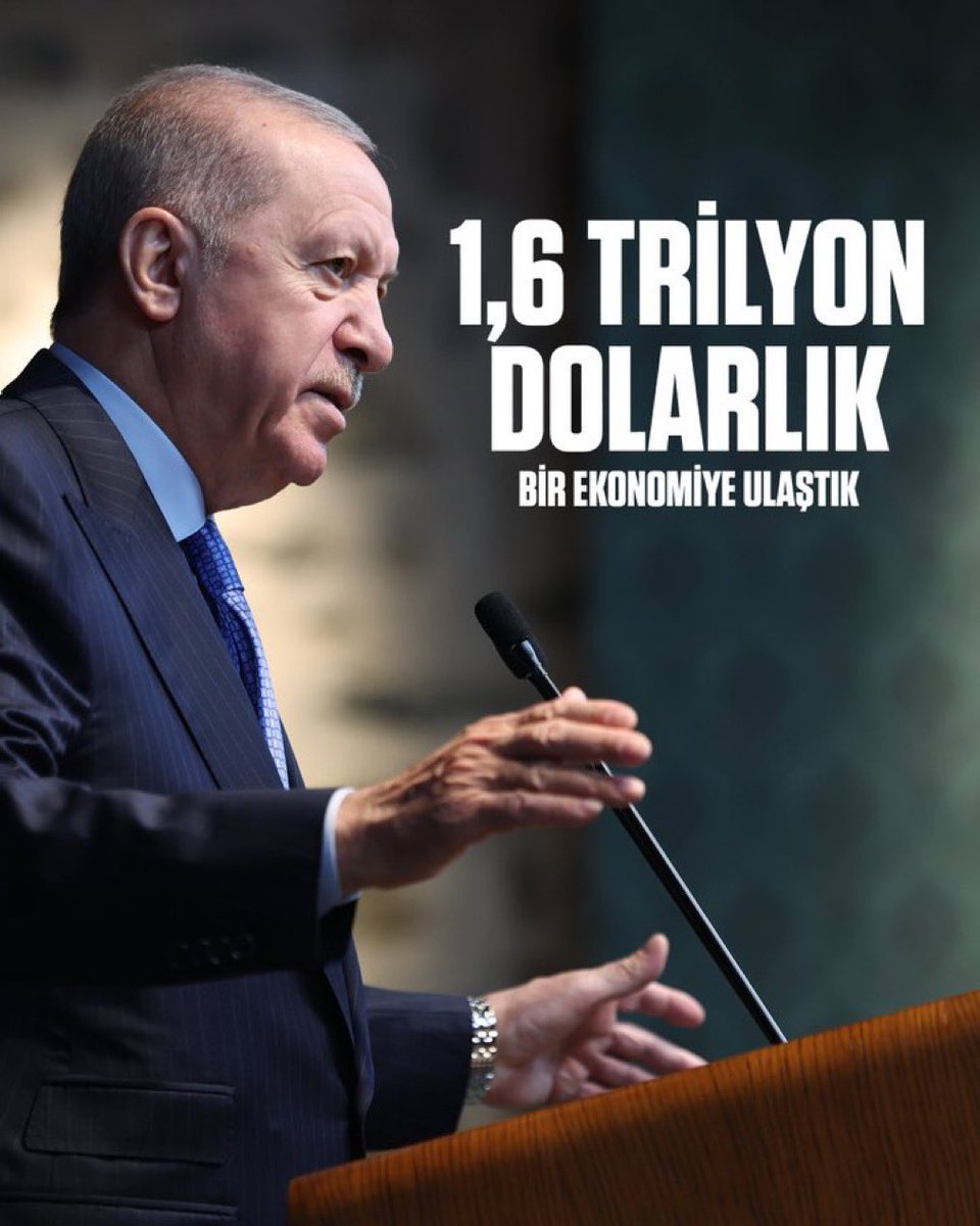 ramazancan0071's tweet photo. 238 Milyar Dolarlık ekonomiden,
1.6 Trilyon Dolarlık ekonomiye...
Nereden Nereye...
Onca badirelere rağmen...
@RTErdogan https://t.co/AqSDX6TDEw