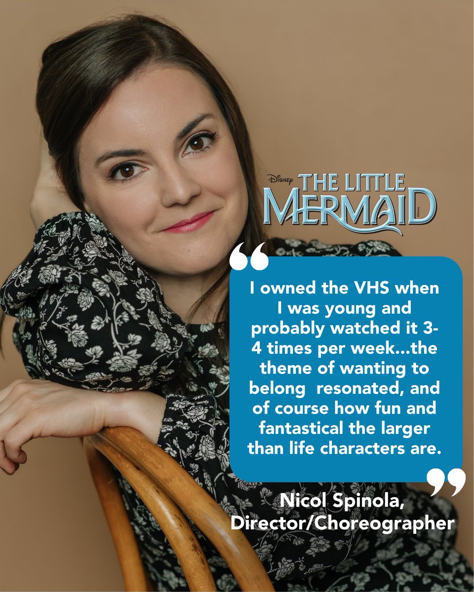 TUTSVancouver's tweet photo. Director/Choreographer Nicol Spinola on what drew her to the TUTS stage, helping bring DISNEY'S THE LITTLE MERMAID to life this summer. Join us in the nostalgia of this classic tale July 3 to August 22 (on alternating nights) at the Malkin Bowl.

🎟: https://t.co/VSTu1NCepR https://t.co/8oaDkykyPM