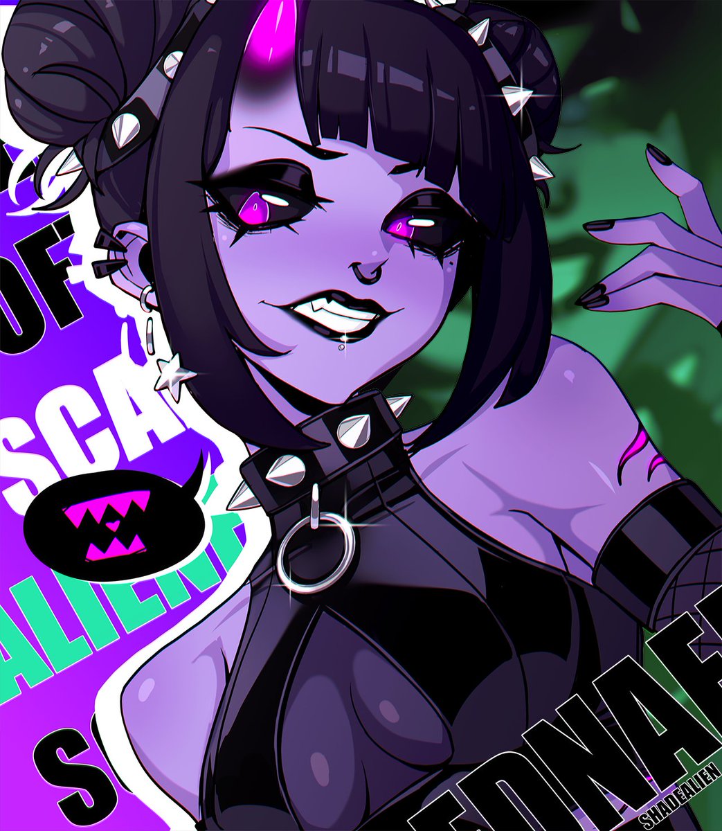 shade_alien's tweet photo. Purple Alien~
#Customdesign #VGenComm  for drbonsai 
#digitalart #monstergirl https://t.co/ZPa4Sfrd74