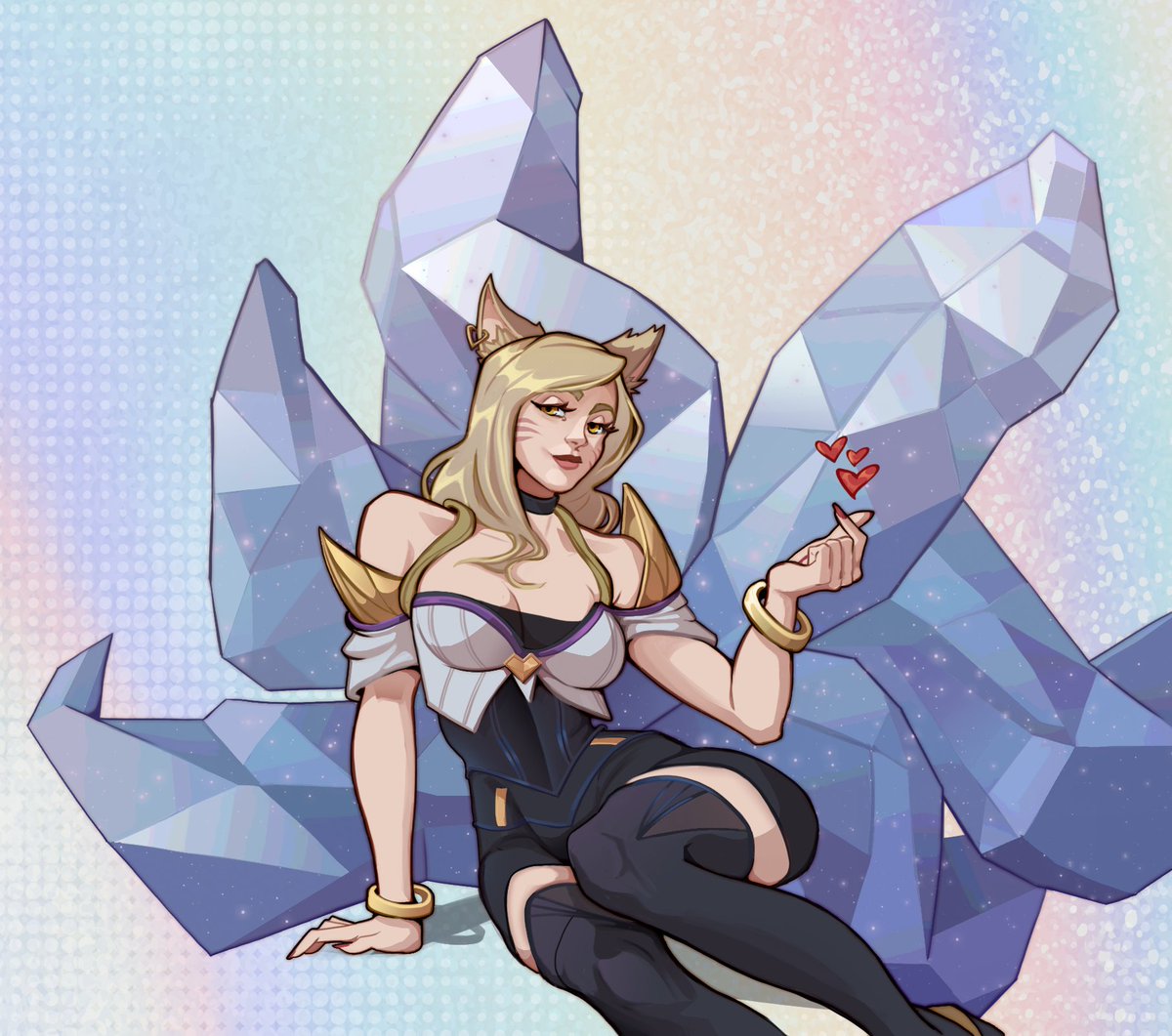 Ahri K/DA commissioned work from last month ✨