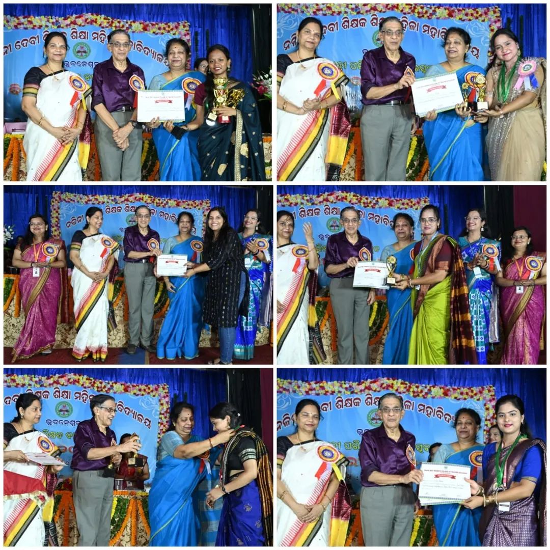 NdwcteBBS's tweet photo. NDWCTE Annual Day Bibhari celebrated with great spirit. Chief Guest Pradosh Pattnaik graced the event. Publications unveiled, students felicitated &amp; vibrant cultural performances. Address by Principal, Prof. Gayatri Mohanty. https://t.co/Xwu3XdMeq9