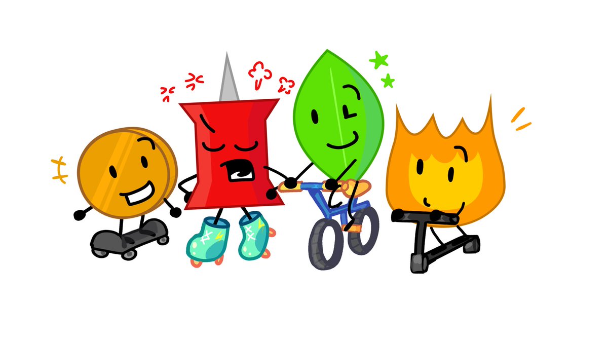 veexrus's tweet image. I saw 4 friends like this yesterday and it inspired me to draw the branches 

#bfdi #coinyleafypinfireywtv