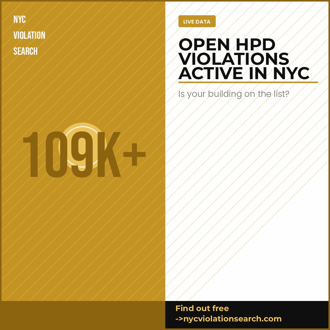 NYC Violation Search (@NYCViolation) / Posts / X
