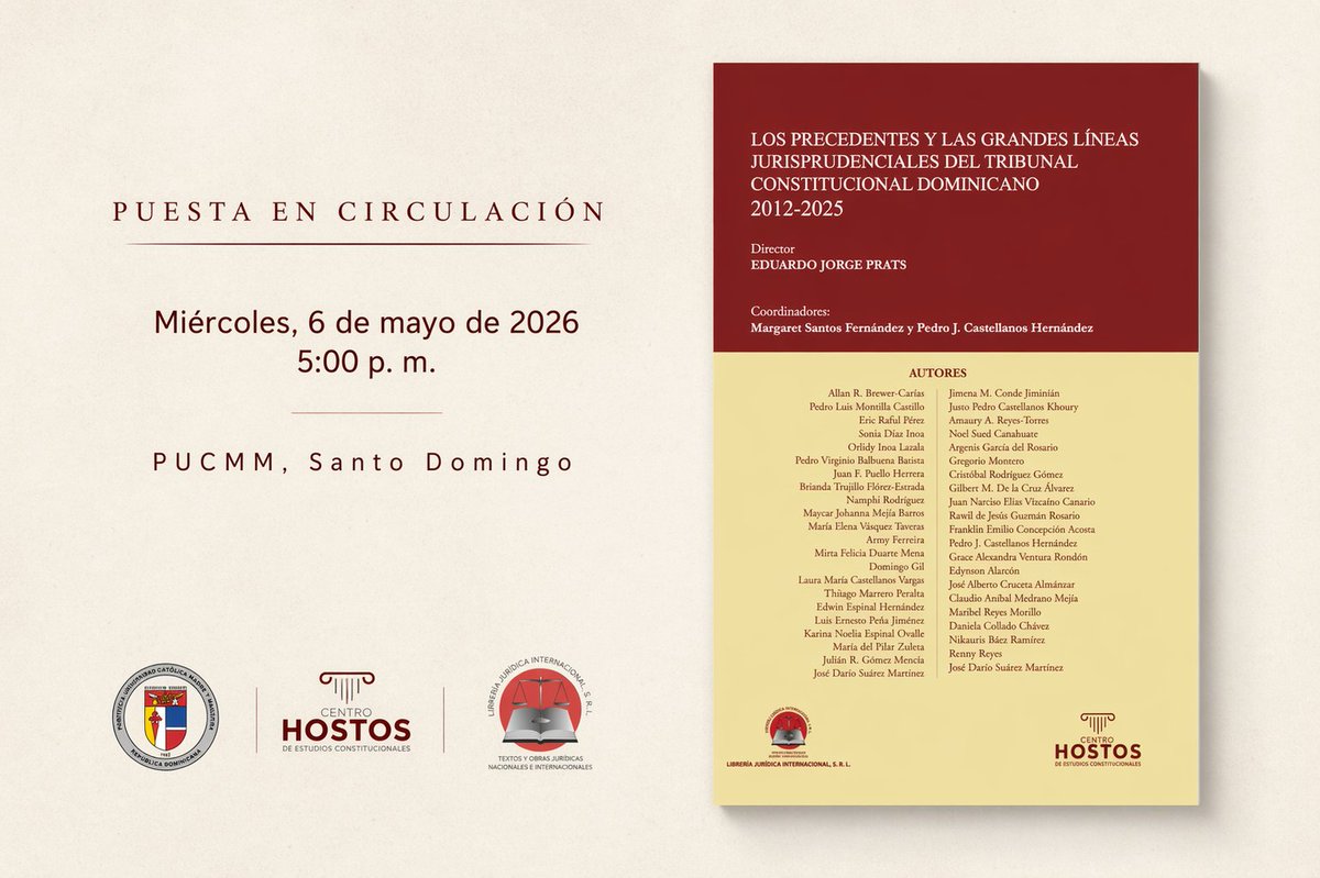 Centro Hostos de Estudios Constitucionales tweet media