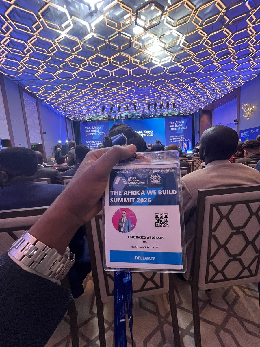 AbdibasidSh's tweet photo. The Africa We Build Summit concluded today, leaving a strong message: infrastructure is the backbone of Africa’s industrial future.

Honored to have participated in discussions on “Using infrastructure as an engine for industrialization,” representing the @Hornfinance. https://t.co/pORWVAIkGy
