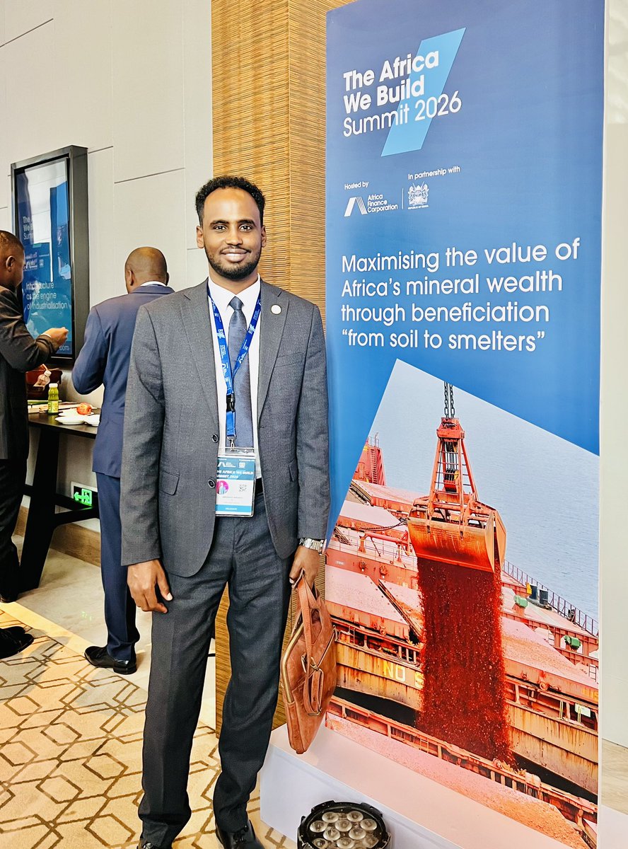 AbdibasidSh's tweet photo. The Africa We Build Summit concluded today, leaving a strong message: infrastructure is the backbone of Africa’s industrial future.

Honored to have participated in discussions on “Using infrastructure as an engine for industrialization,” representing the @Hornfinance. https://t.co/pORWVAIkGy