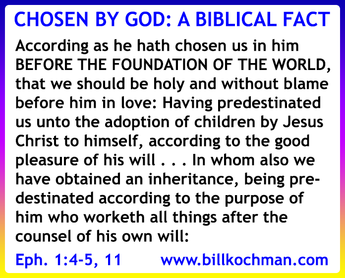 Bill_Kochman's tweet image. Predestinated and Chosen Graphic 05 

#Predestinated #Predestination #Predestined #Chosen

"Before We Were Born" KJV Bible Verse List:

billkochman.com/VerseLists/ver…

"Predestinated and Chosen" KJV Bible Verse List:

billkochman.com/VerseLists/ver…

Article: "Many Are Called, But Few Are Ch...