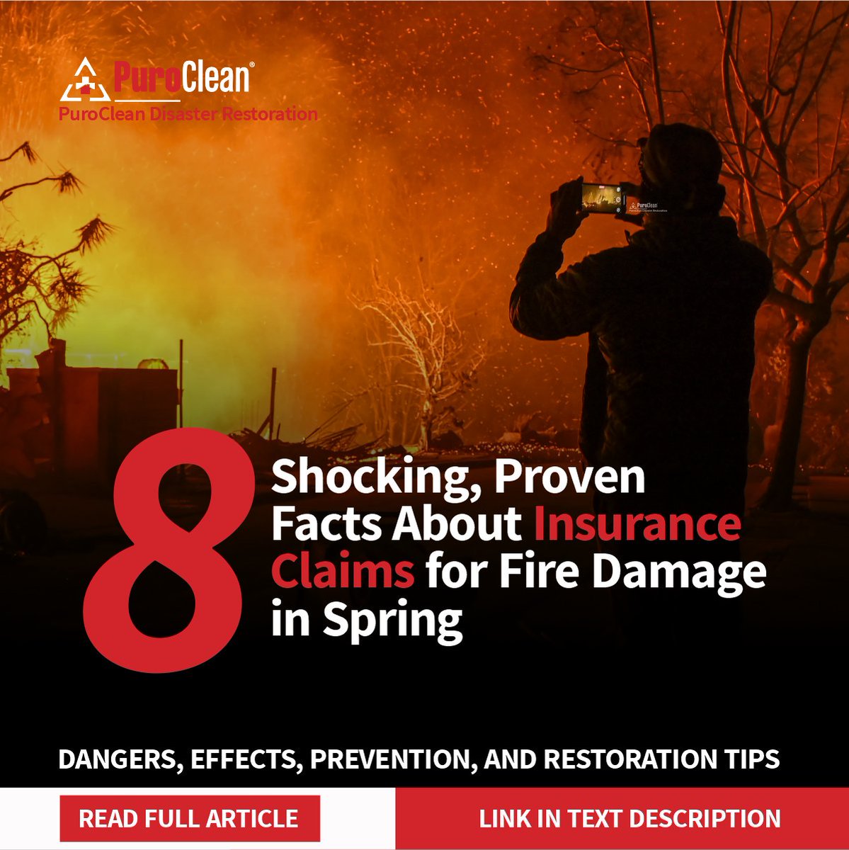 Purocleanfwayne's tweet photo. Soot residue can cause corrosion within hours. Spring storms increase electrical fire risk. Review your policy NOW before disaster strikes. Replacement cost vs actual cash value matters.
Call PuroClean Disaster Restoration for professional restoration. #FireDamage #InsuranceClaim https://t.co/RKxzHZBCIx