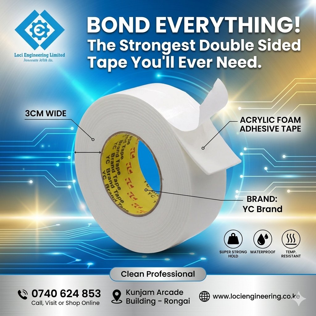 LOCIENG78761's tweet image. Learn smart mounting and assembly with the 3CM Wide Double-Sided Acrylic Foam Adhesive Tape — perfect for students to explore neat project setups, component fixing, and professional-looking DIY electronics. Stick it, build it, and level up your projects!

#STEMEducation