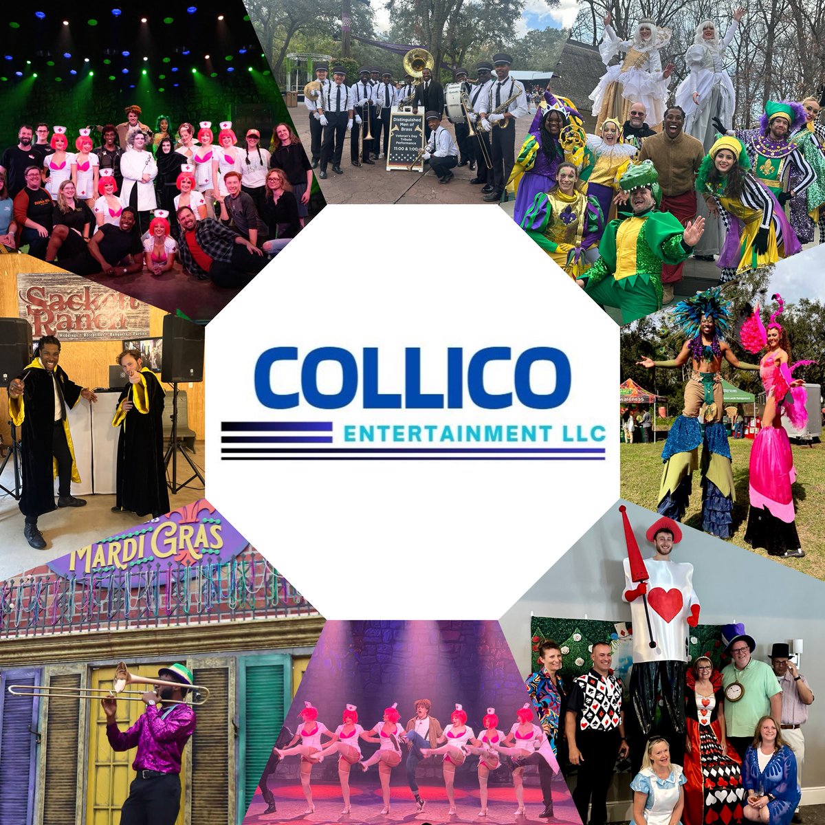 CollicoEnt's tweet photo. Have you booked your summer entertainment yet??? 

Look no further for quality entertainment in Tampa, St. Pete, Clearwater &amp; beyond. Let @CollicoEnt bring the fun to your next event with a flash mob, stilt walkers, live musicians, champagne walls &amp; much more. https://t.co/lW7q1NcAUY