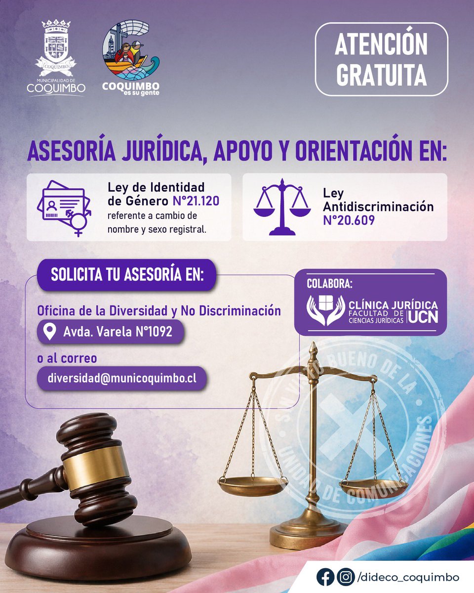 Comienzan nuestras atenciones en ejecución del convenio con Oficina de la Diversidad de la Ilustre Municipalidad de Coquimbo 💪🏼🏳️‍⚧️