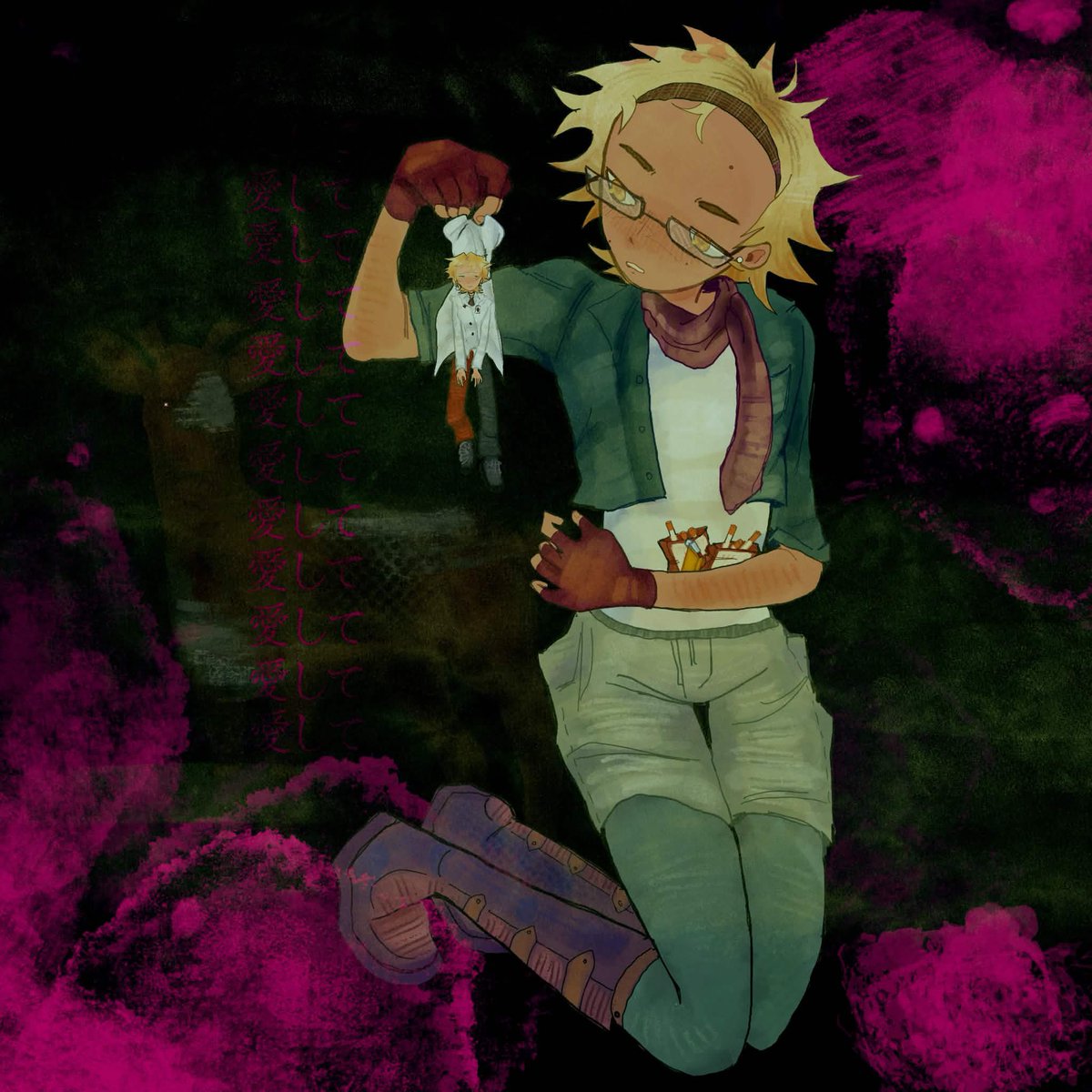 fellas is it gay to orchestrate tensions during a killing game in order to get cigarettes for a guy you just met #danganronpaOC #OCart #danganronpa