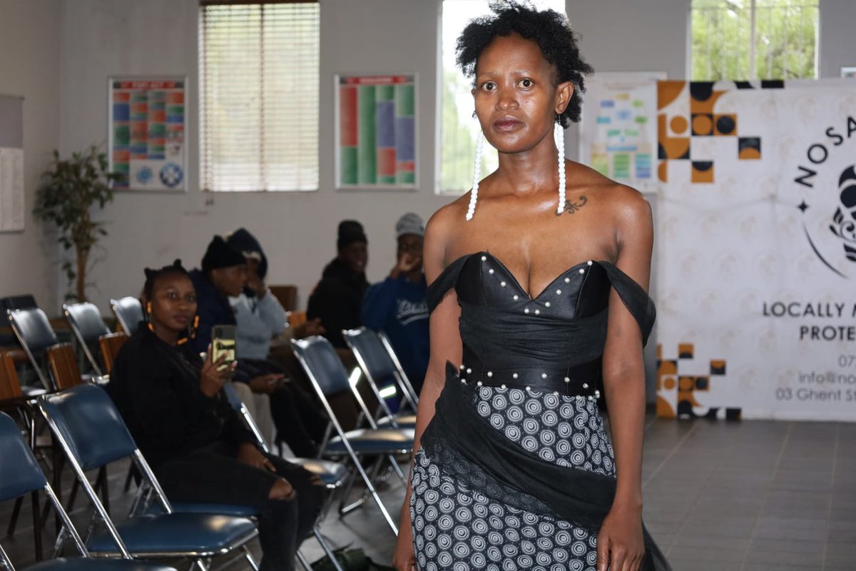 Today, Isiqalo Clothing Factory hosted a mini fashion show at Standerton Campus. The event showcased the creativity and talent of current interns, along with alumni from Gert Sibande TVET College