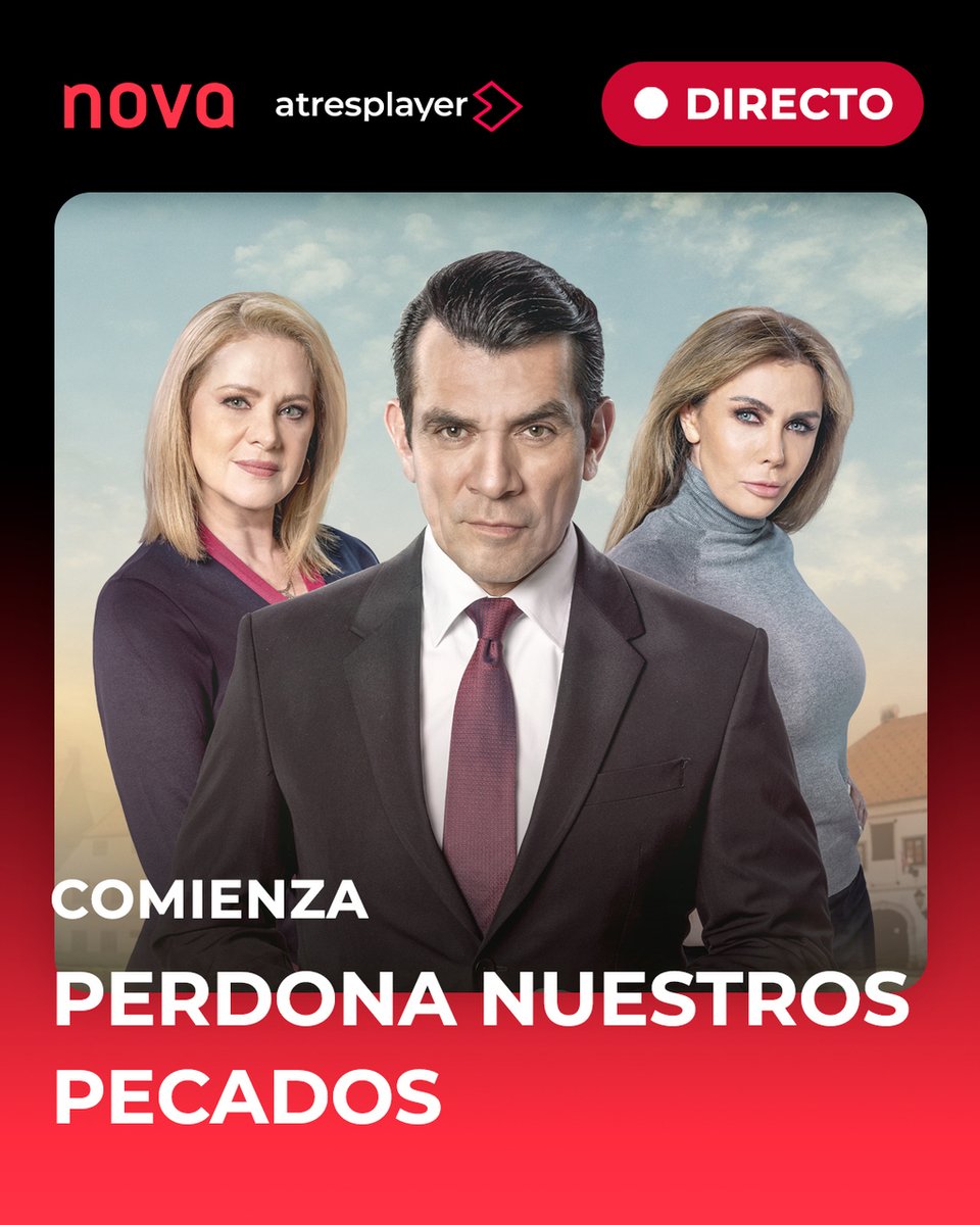 NovaTDT's tweet image. 👉 Nuevo capítulo de #PerdonaNuestrosPecados

▶️ Empieza ya en #Nova y en #atresplayer