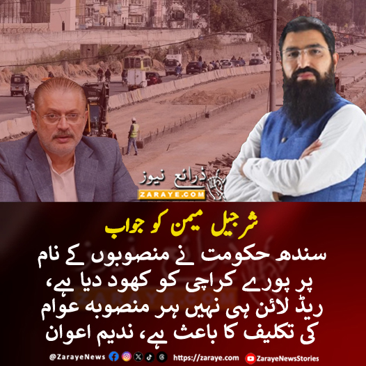 ZarayeNews's tweet image. کراچی میں صرف ریڈلائن نہیں بلکہ سندھ حکومت کا ہر  منصوبہ ہی عوام کےلیے تکلیف کا باعث ہے، منصوبوں کے نام پر پورے کراچی کو کھود کر چھوڑ دیا گیاہے احمدندیم اعوان صدر مرکزی مسلم لیگ کراچی

#ZarayeNews #Karachi #RedLineBrt