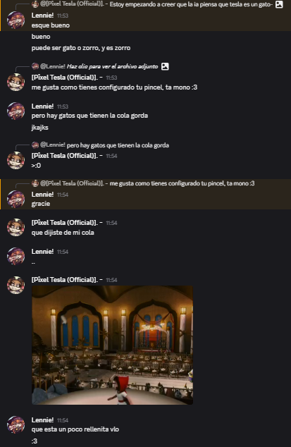 pixel_tesla's tweet photo. Pishi gente que se pasa de confianza UnU (estabamos hablando de mi diseño btw, la conversación entera no cabía ;- ;) https://t.co/VfwtZEeRPT