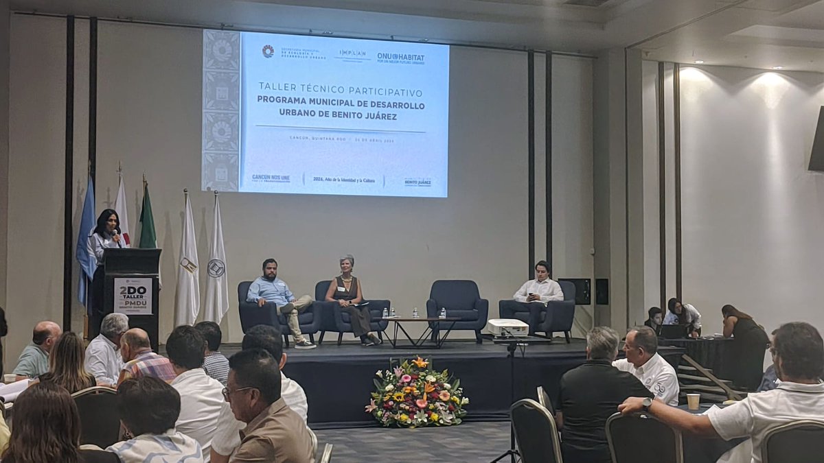 ConaguaDLQRoo's tweet photo. Participamos en el Tecnico-participativo del Programa Municipal de Desarrollo Urbano de Benito Juárez.

Desde #Conagua, aportamos nuestra visión técnica en materia hídrica para asegurar que el crecimiento sea sostenible en este municipio. https://t.co/0lBnfHv2Rp