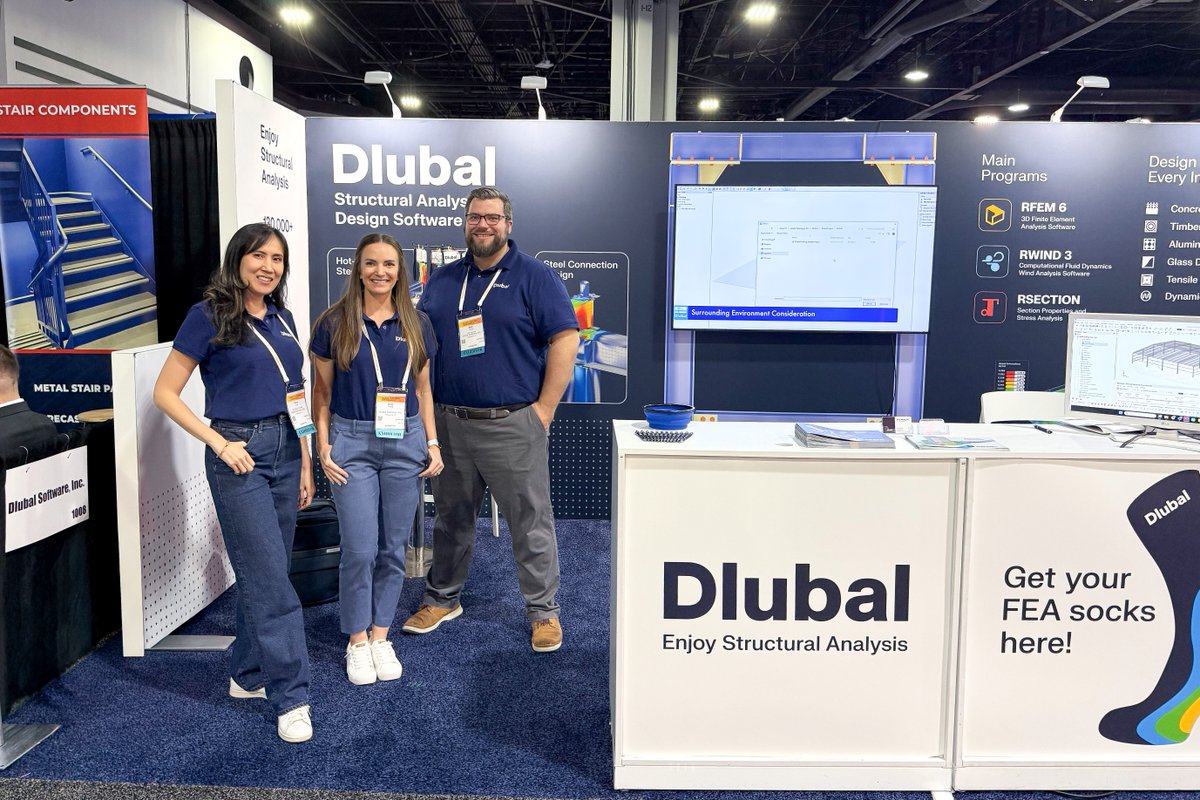 dlubal_en's tweet photo. We had an amazing time connecting with so many of you at #NASCC26 this week. A huge thank you to everyone who stopped by Booth 1008.

Safe travels home!

#StructuralEngineering #DlubalSoftware #Atlanta https://t.co/dO91tpY4Hc