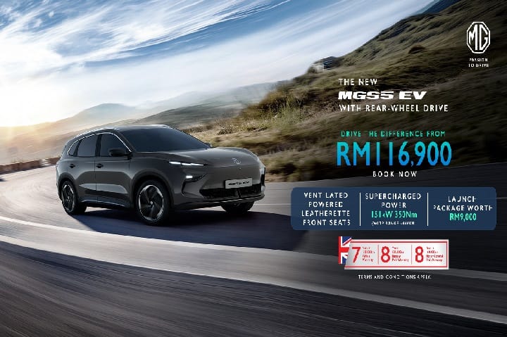 WilayahMy's tweet image. MG Motor Malaysia Launches Locally Assembled MGS5 EV to Accelerate EV Expansion dlvr.it/TSCXVG #ElectricVehicles #MGMotor #EVExpansion #SustainableTransport #Malaysia