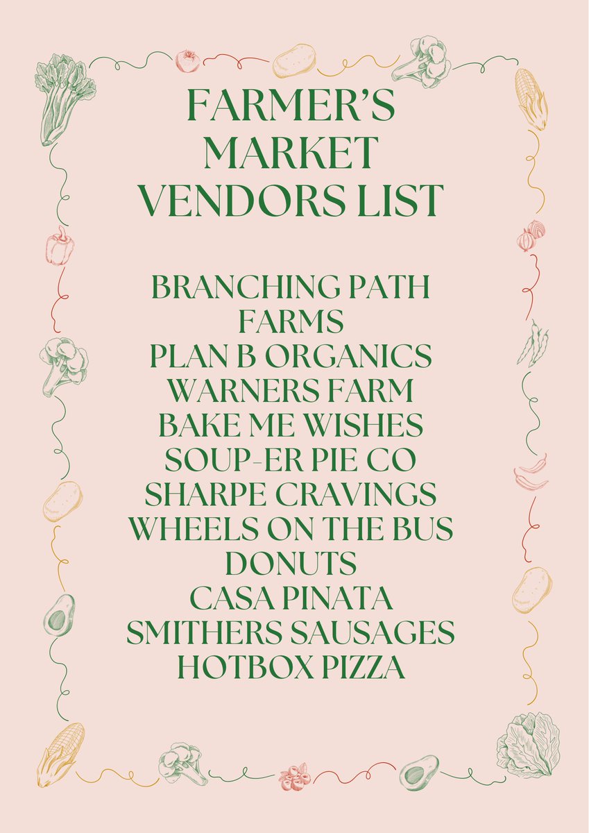 OttawaStFarmers's tweet image. Saturday April 25th List!
Stop by 8-2 Rain or Shine!

#ottawastreetfarmersmarket #fresh #local #hamont