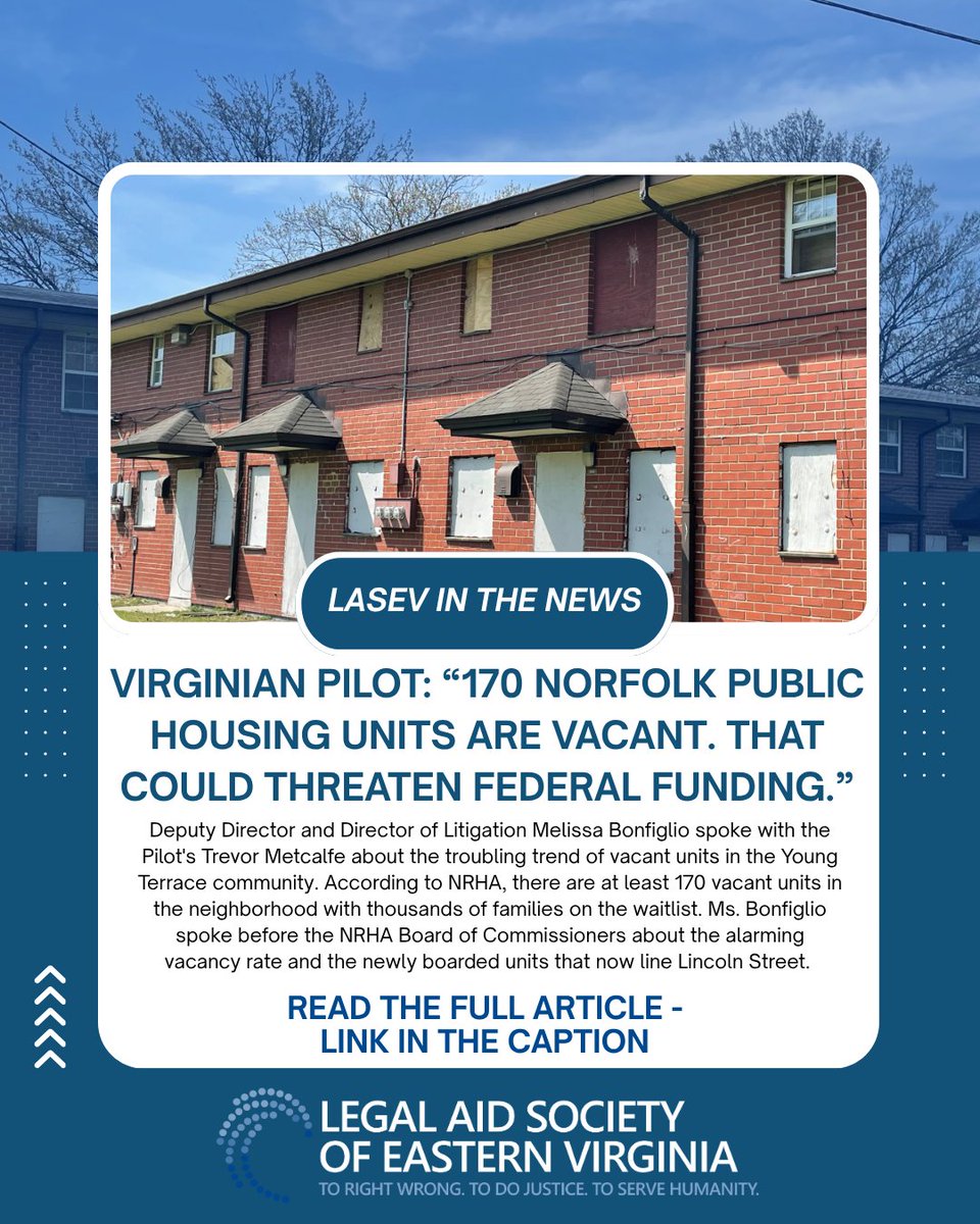 Legal Aid Society of Eastern Virginia tweet media