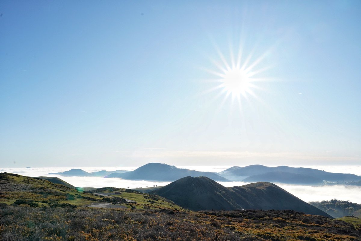 csmaff's tweet image. Quite the show this morning on the #LongMynd, #churchstretton #shropshire