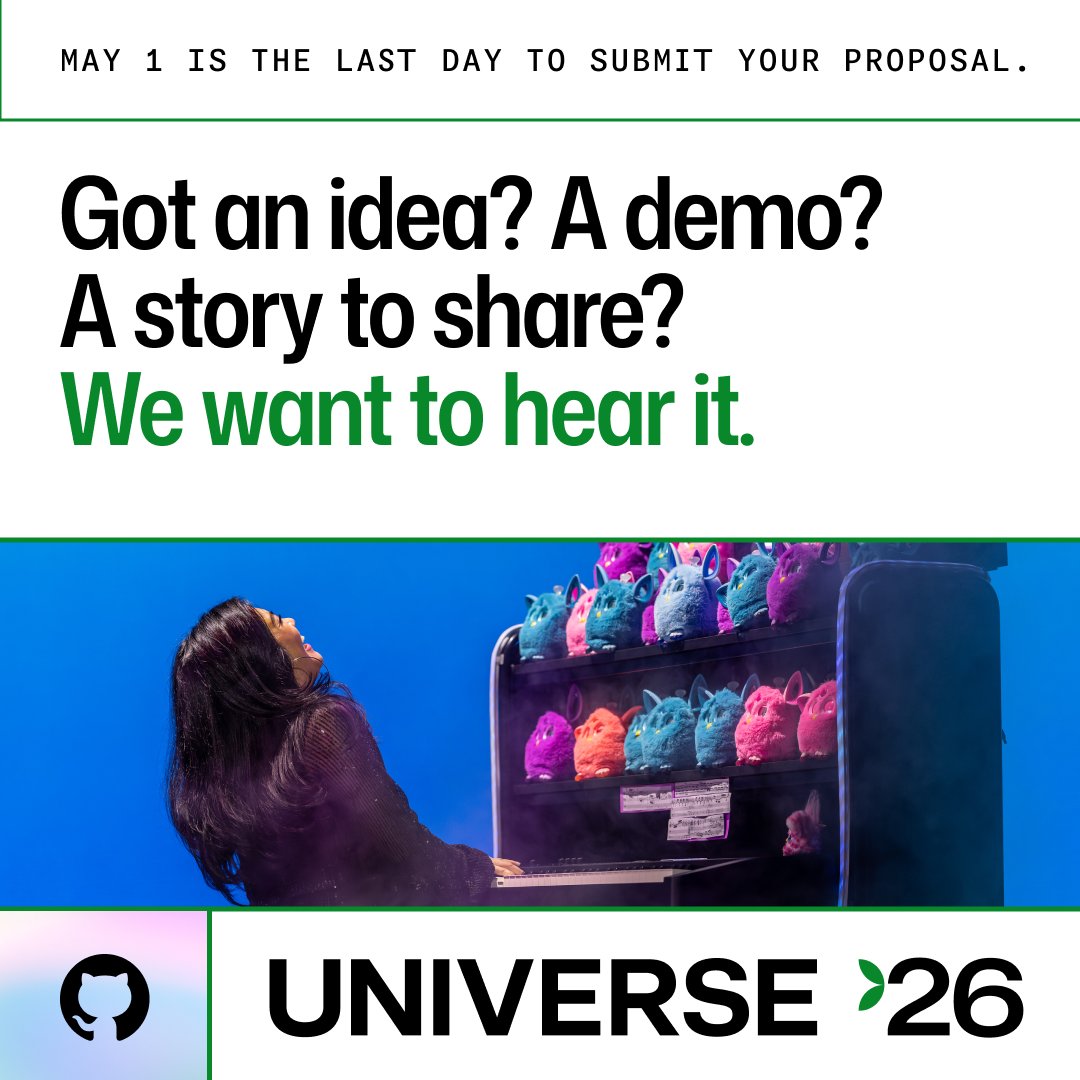 GitHub Universe tweet media