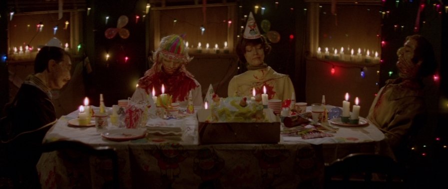 somepplaintme's tweet photo. We really lost something as a society when we stopped closing out the 3rd act of horror movies with corpse parties. Things haven't been as festive since. https://t.co/H2SQCVgp8D