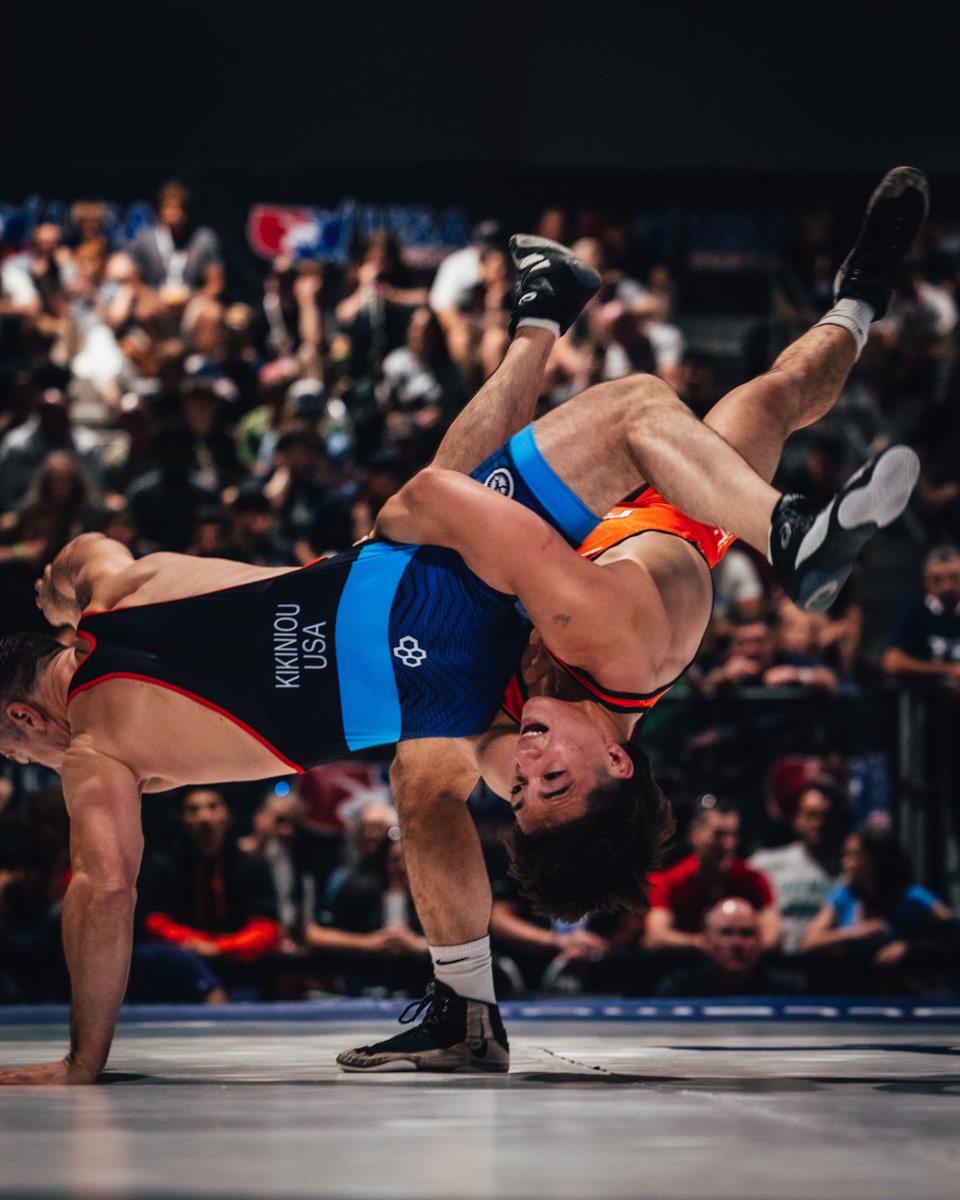 BeaverWrestling's tweet photo. Joel Adams takes round one of the best of three series against #1 Kikiniou 💪

#GoBeavs https://t.co/Hjje1OFmAX