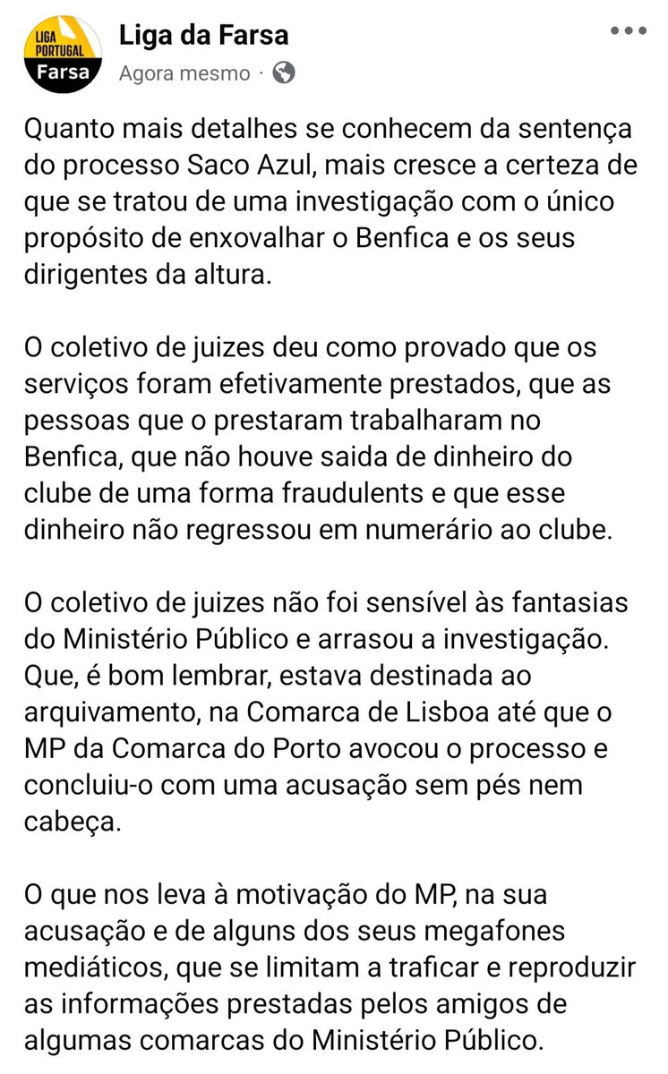 Liga da Farsa tweet media