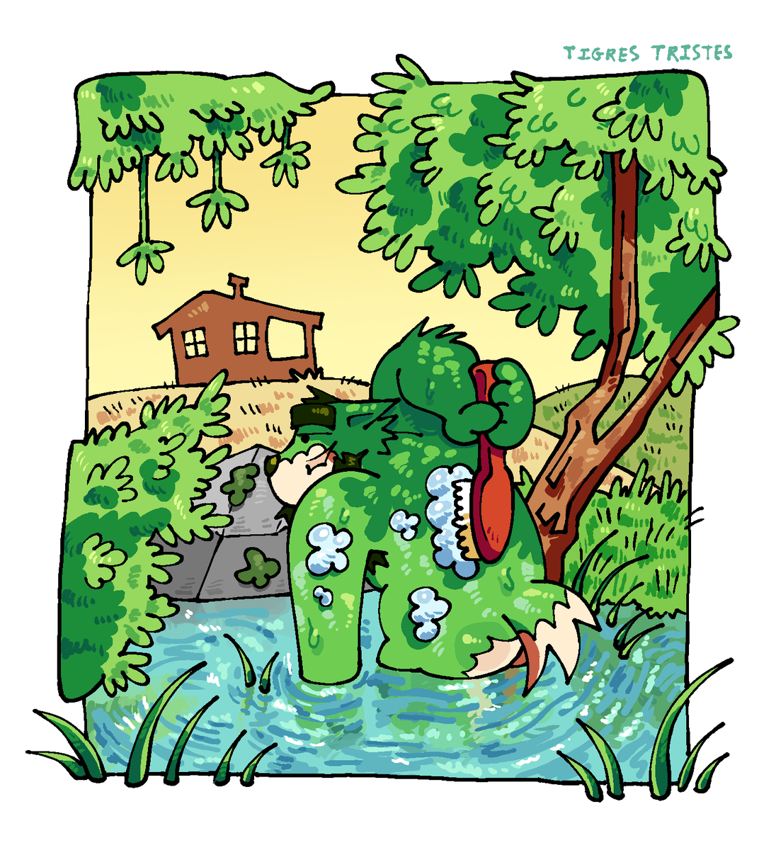 bath time 

#furryart #bara