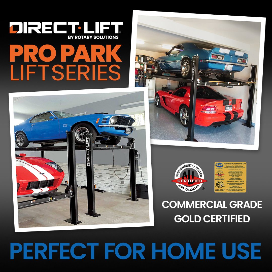 directlift's tweet photo. Is your home lift GOLD CERTIFIED? 

ProPark Series four-posts lifts are third party ALI Certified. It takes a combination of design, engineering excellence and quality manufacturing to earn this certification. It is extra assurance for you that your lift meets the highest industry safety and performance standards. Look for the gold label.

https://t.co/3lQBrcz1VC