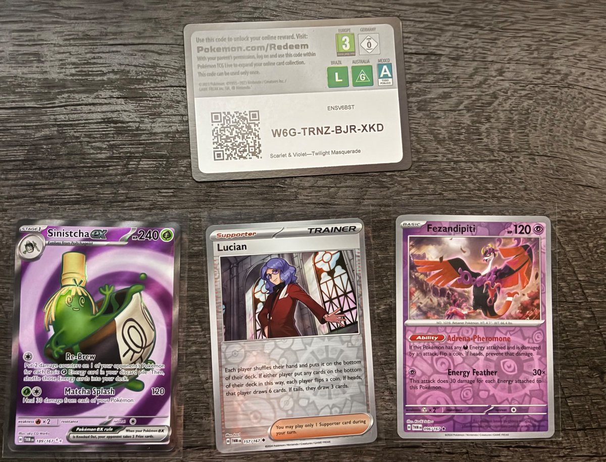 pond_ponder's tweet photo. ty ilu #GameStop 1 pack a day is pack magic 💜 #Sinistcha

if u want a gr8 timeline, follow @MoonV69 @ib35y45 @TradingBape @deepripper42069 &amp; @moasss_

Ty guys 4 getting me back in2 opening packs b4 sht went crazy ilu guys 💜

#GME $GME #GMERICA #Pokemon #PokemonTCG #CreaturesInc https://t.co/CwMbsfst9U