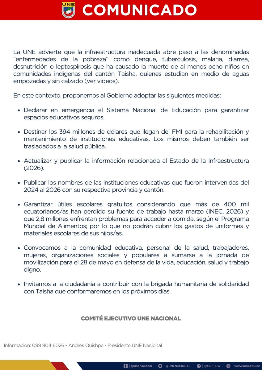 UNE NACIONAL tweet media