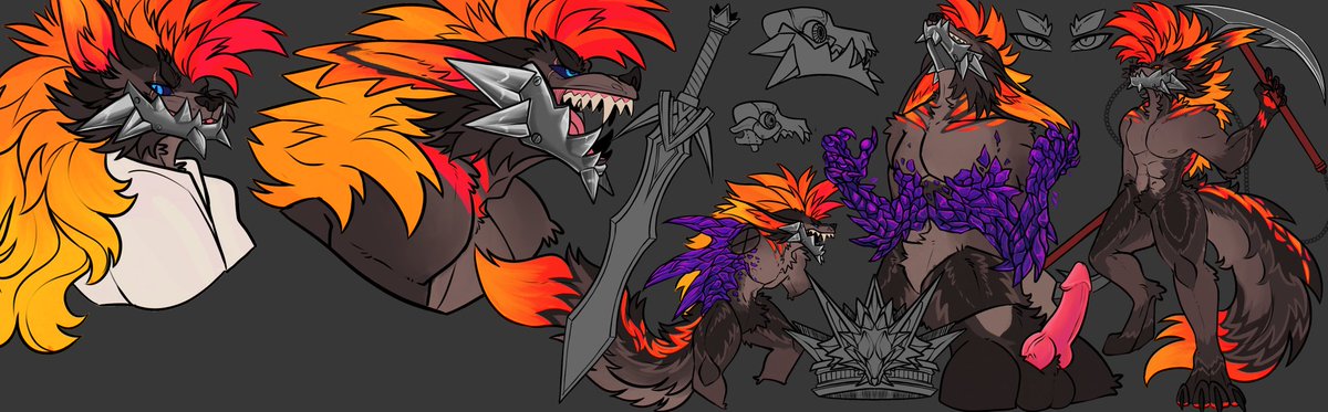 LewdVulperian's tweet photo. @MerryTheRobott Had to wait a bit on this as I wasn't able to get my ref, whoopsie lol, My favourite food?, Gotta be Chicken Kaarage or Spiced Beef Ribs.

(Also great seeing you back Merry!) https://t.co/kFJoFqv343
