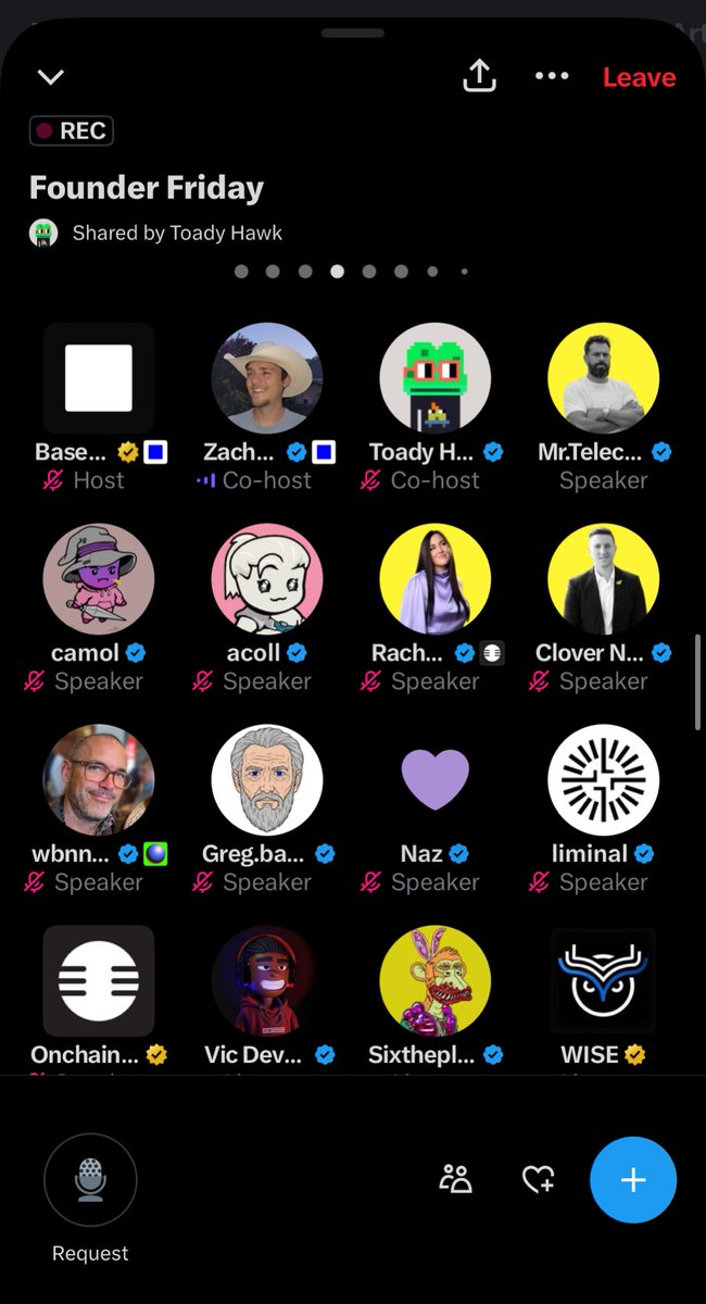 I spend a lot of time building solo.

Spaces like this remind me why being around sharp builders matters.

Good energy, real insights.

Respect to everyone who shared today.

Appreciate the room <a href="/ToadyHawk/">ToadyHawk</a> <a href="/ZacPrater/">Zach Prater</a> <a href="/liminalcash/">liminal</a>