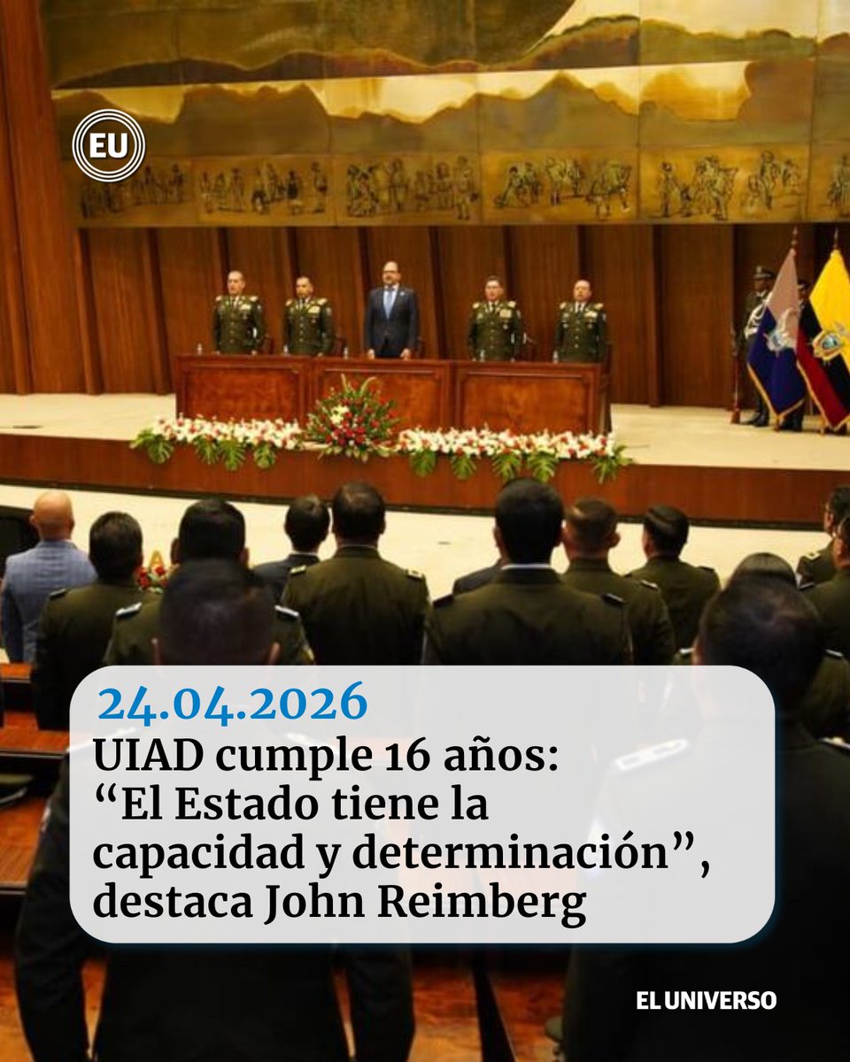 eluniversocom's tweet photo. #UIAD cumple 16 años: “El Estado tiene la capacidad y determinación”, destaca John Reimberg https://t.co/spDdh81Snl https://t.co/b6JoNuZ019