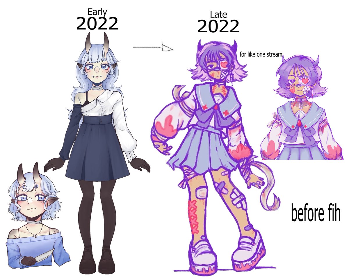 kyuuuniii's tweet photo. It’s a lil sad I only used her once and never again but i still love my old designs sm https://t.co/vugEW90nFU