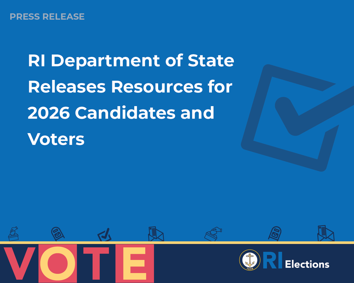 RI Department of State | Secretary Gregg M. Amore tweet media