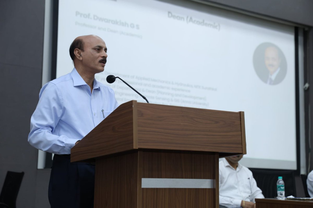 surathkal_nitk's tweet photo. Chief Guest Shri Rudramuni B. &amp; Mr. Sanjeet Rao inspired the batch with a session on “Staying Relevant for Career Growth.”
To the pioneers of CDS at NITK: you didn’t just graduate, you set the benchmark.#NITK #MACS #DataScience #NITKSurathkal #Placements #FirstBatch #BTech2026 https://t.co/mBgaQtzjjG