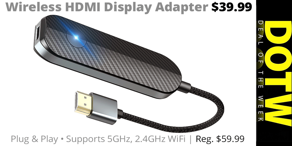 ConnectingPt's tweet photo. #ConnectingPoint's DEAL OF THE WEEK (4/24/26): Wireless HDMI Display Adapter reg. $59.99; #DOTW sale price: $39.99. Through 4/30/26 while supplies last. | https://t.co/OHgrJOC7CS
.
#DealOfTheWeek #MedfordOregon #RogueValley #streaming #television https://t.co/3Lfst9zsiU