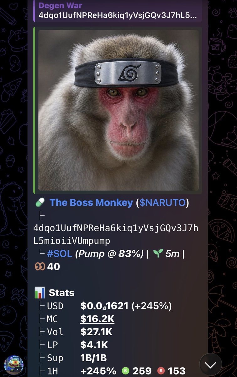 DegenWar01's tweet image. CA&amp;gt;&amp;gt; 4dqo1UufNPReHa6kiq1yVsjGQv3J7hL5mioiiVUmpump
#memecoin #solana #Degen