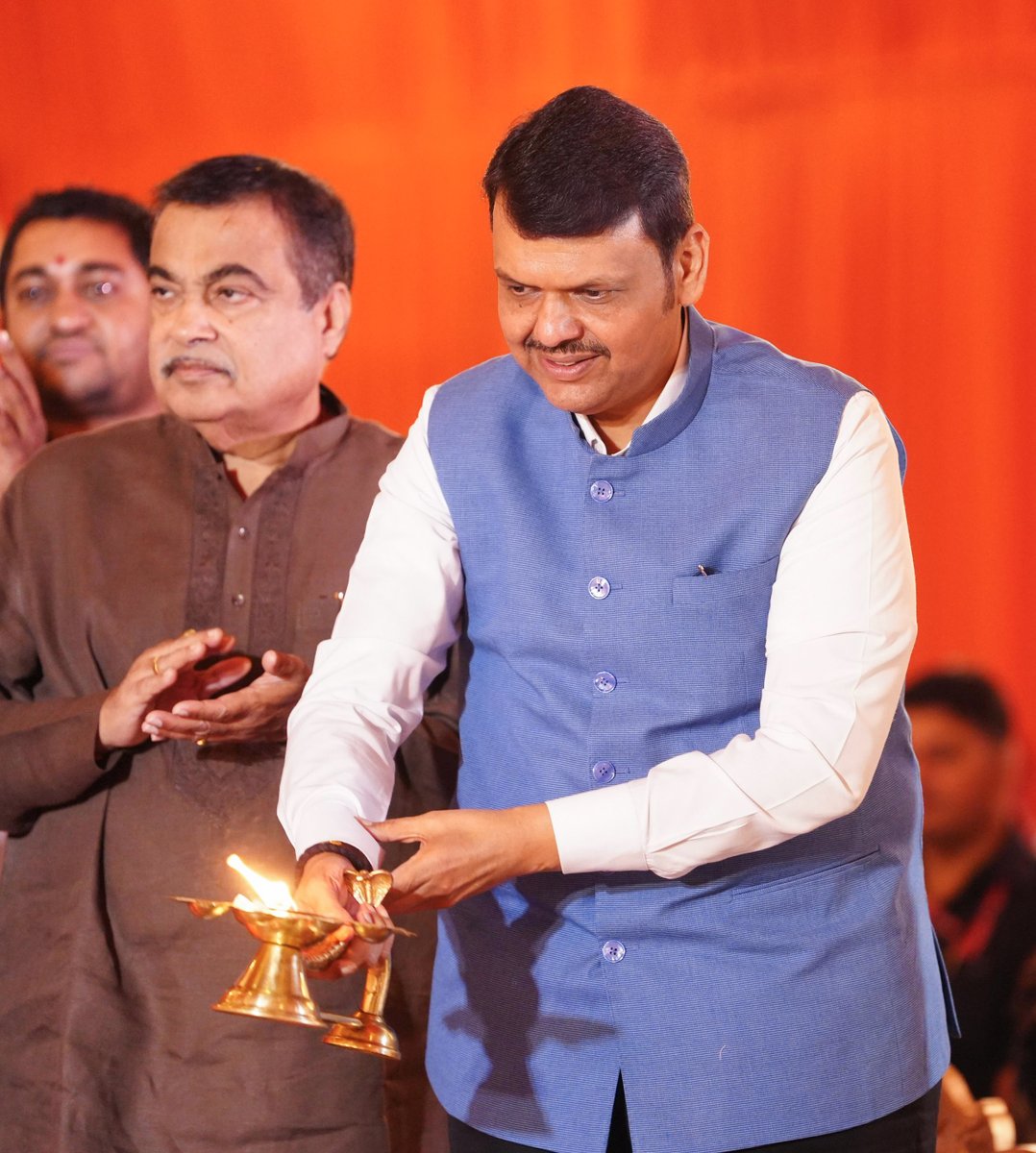 CMOMaharashtra's tweet image. #Maharashtra #DevendraFadnavis #BharatDurga #DharamSabha