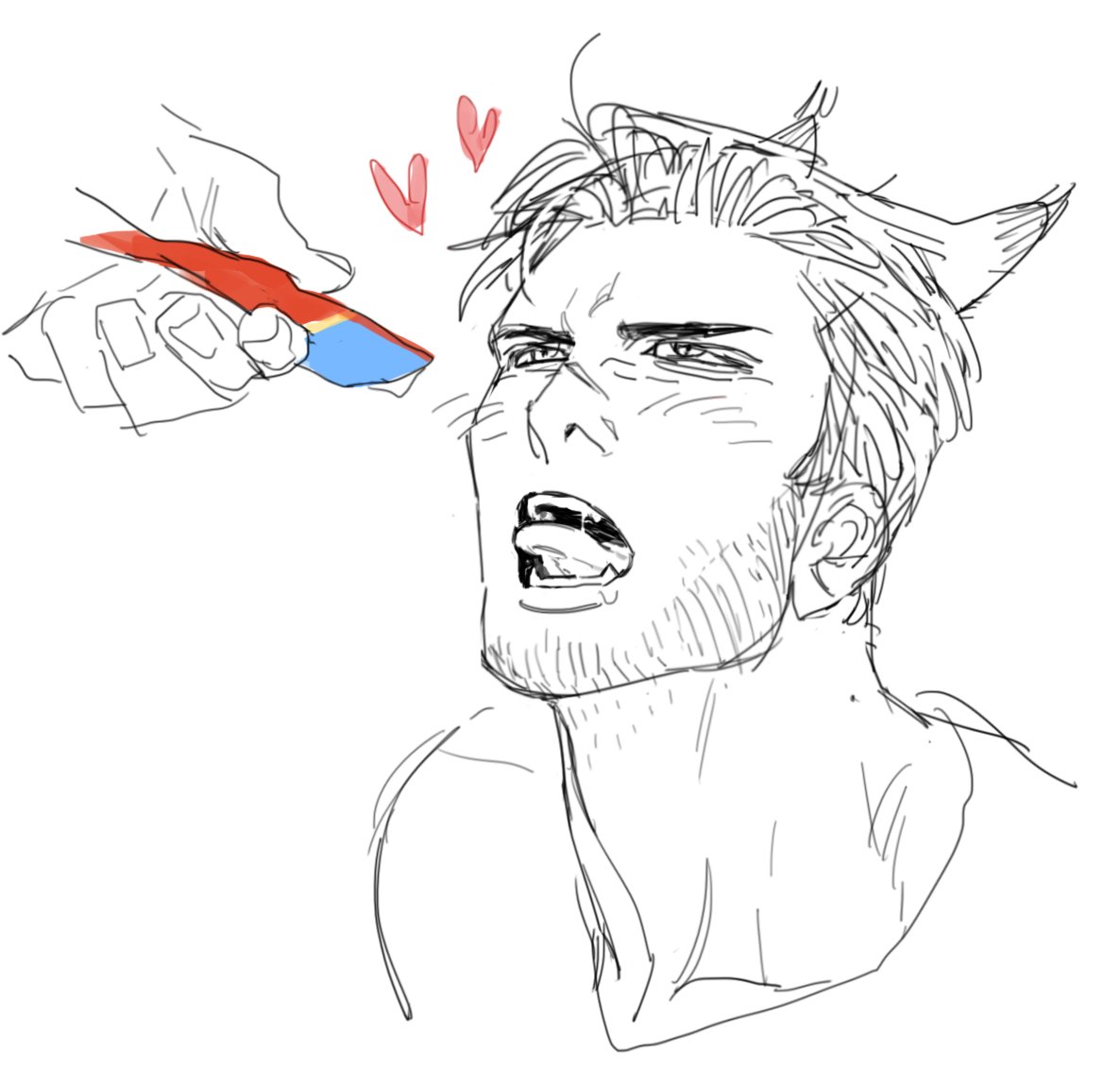 자기 전에 아쉬워서 낙서 하나