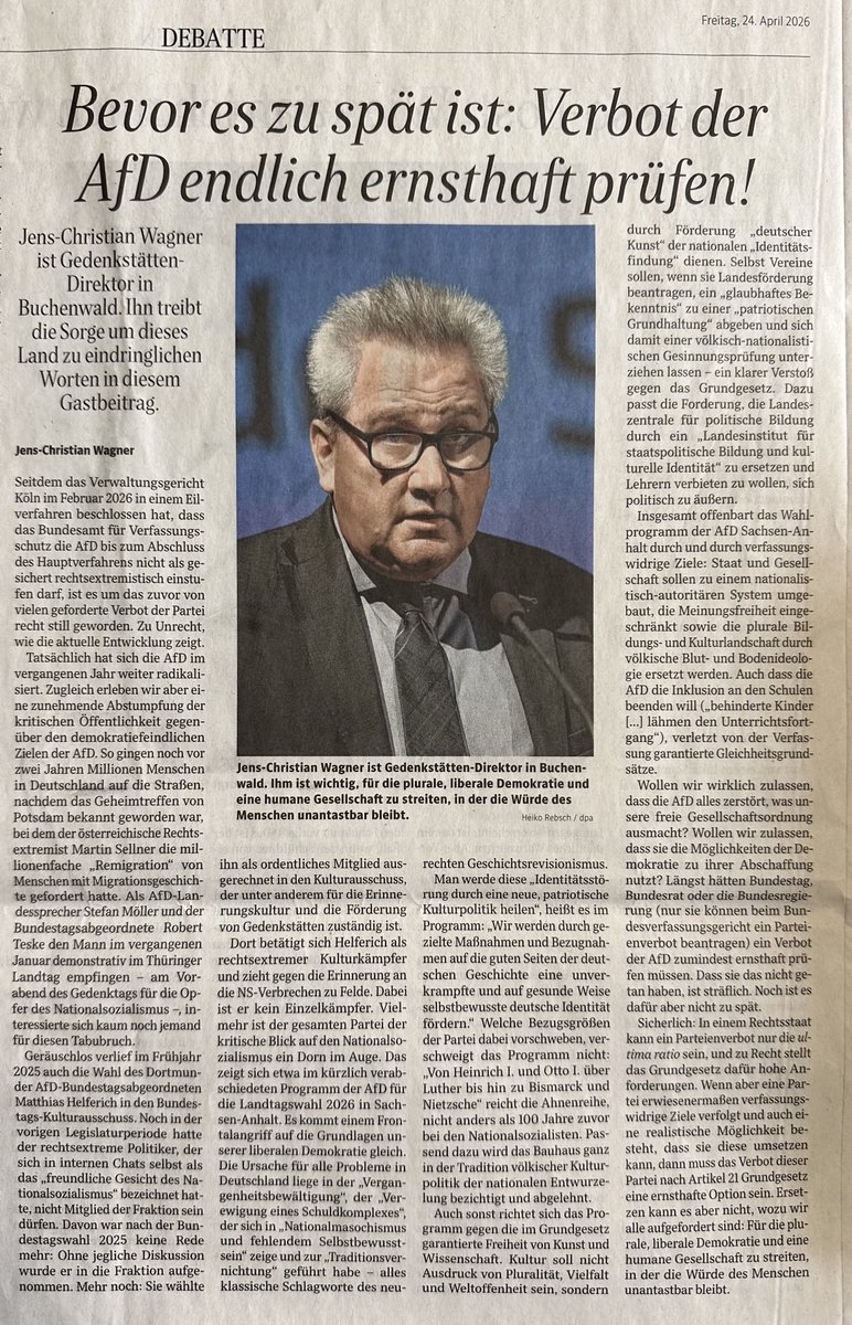 Jens-Christian Wagner tweet media