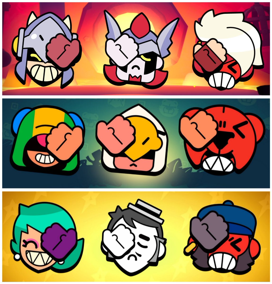 Kit_el_Michi's tweet image. Día 1293: Además, el Trío de la Mansión del Mal es junto a los Tríos de la Tribu Chamán y Brawlywood los únicos donde sus 3 integrantes tienen un pin de palmada diferente, cada uno con un pin feliz, triste y enojado de palmada.

Créditos a @/JuandSparda_206

(2/2)