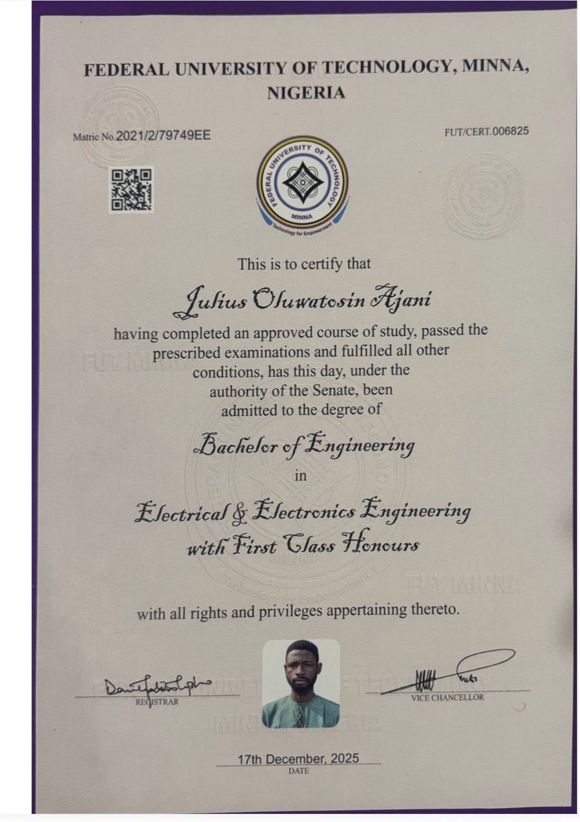 Julius Oluwatosin Ajani tweet media