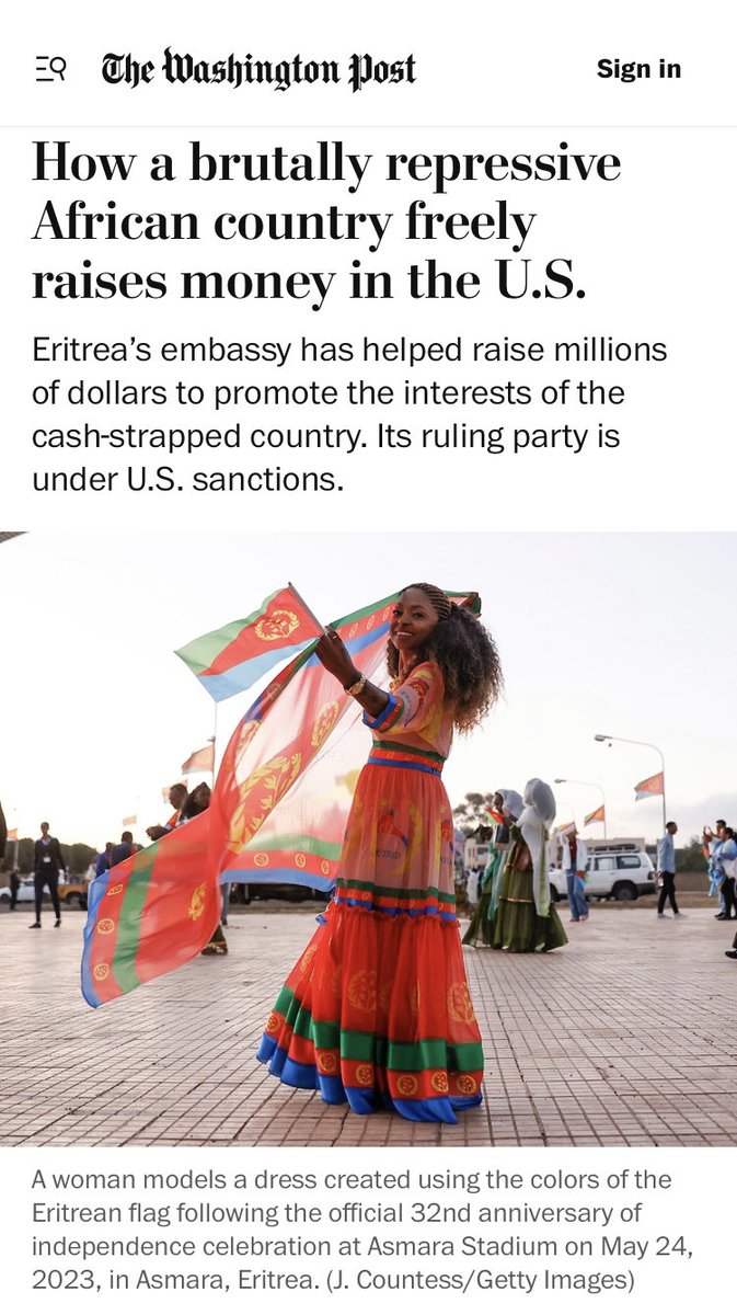 MehariMeng53005's tweet image. Diaspora tax funds the tyrannical and repressive machine of dictator Isaias. Trump engagement with this totalitarian Eritrean regime ignores draconian PFDJ rule. Senators stand with us now.
 #RegimeChangeInEritre
#EBRF #TransnationalRepression #BlueRevolution