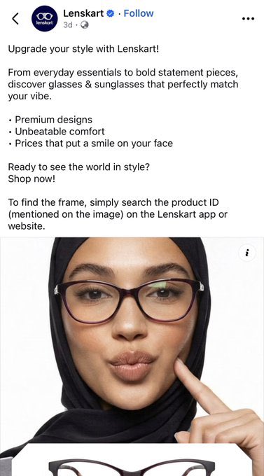 5UM8O's tweet photo. Ab jo Hindu Lenskart se shopping karta hai wo Hindu baap ka nahi ho sakta..

@Lenskart_com is spitting on Hindus and yet you are ready, so cheap…. https://t.co/7j0kNwV6UU