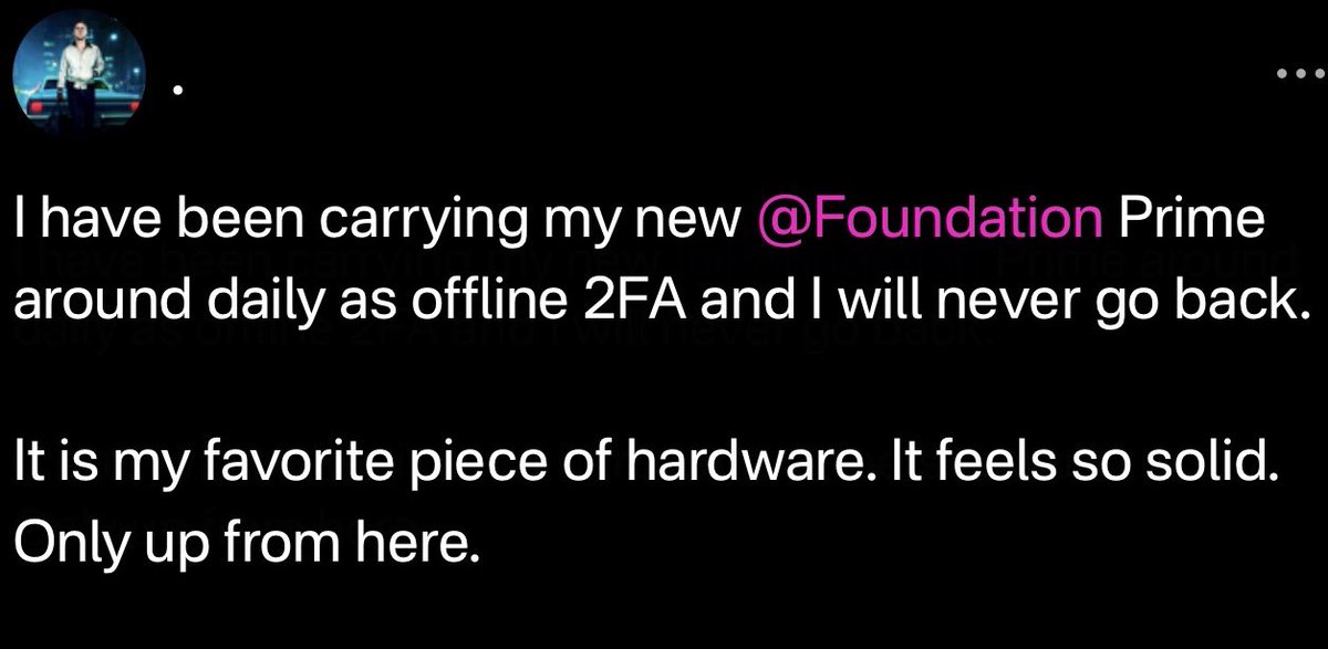 FOUNDATION tweet media